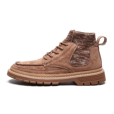 Calcetines de Moda Martin Tipo Alto para Hombre con Diseño Voluminoso