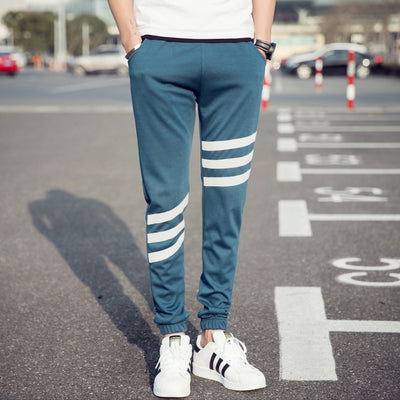 Pantalones Deportivos Hombre Estilo Coreano Ajuste Entallado Talla Grande - Image 4