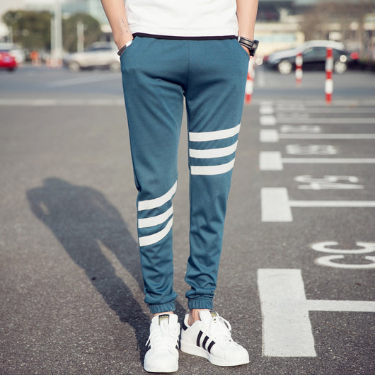 Pantalones Deportivos Hombre Estilo Coreano Ajuste Entallado Talla Grande - Image 4
