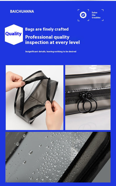 Bolsa de Viaje Impermeable Transparente de Gran Capacidad Multiusos - Image 12