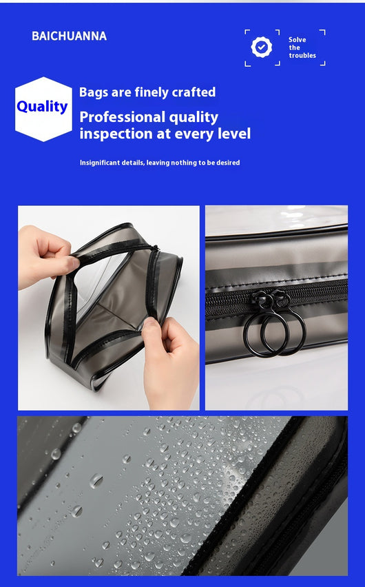Bolsa de Viaje Impermeable Transparente de Gran Capacidad Multiusos - Image 12