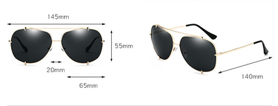 Gafas de Sol Wolf Claw para Hombre y Mujer con Remaches y Cristales Espejados - Image 11
