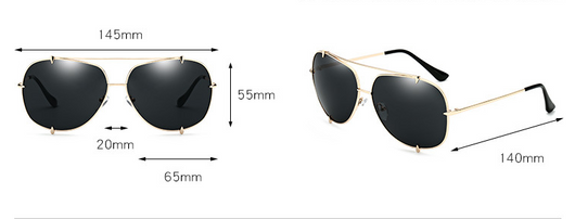 Gafas de Sol Wolf Claw para Hombre y Mujer con Remaches y Cristales Espejados - Image 11