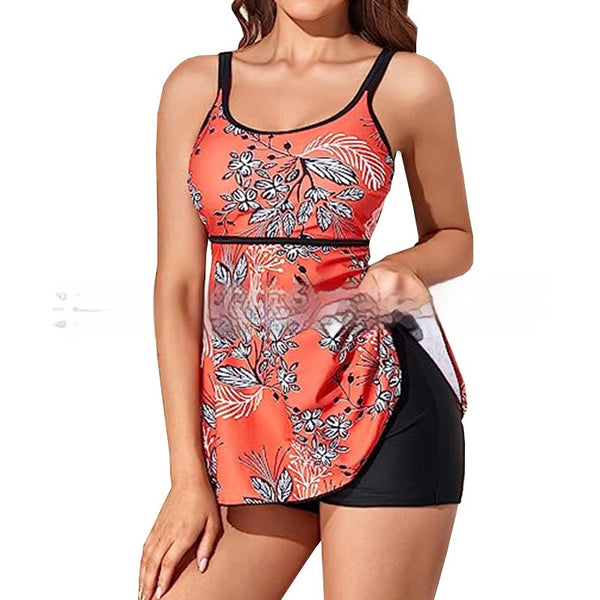 Traje de Baño Talla Grande con Abertura Lateral Elegante