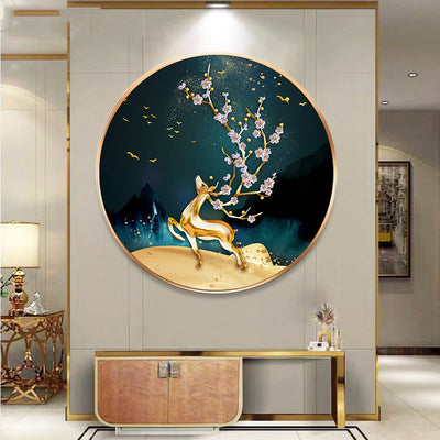 Cuadro de Pintura de Diamantes Venado - Decoración Cristalina para Sala de Estar - Image 7
