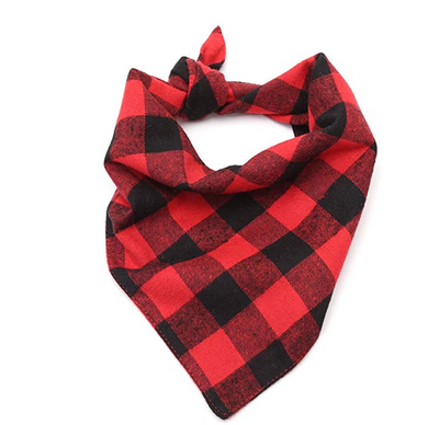 Pañuelo Triangular Cuadros para Perro - Babero Absorbente y Accesorio de Moda - Image 5