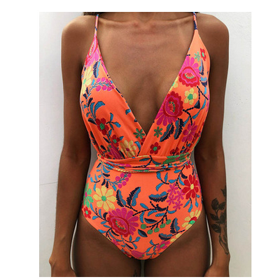 Traje de Baño Monokini Escotado para Mujer - Image 7