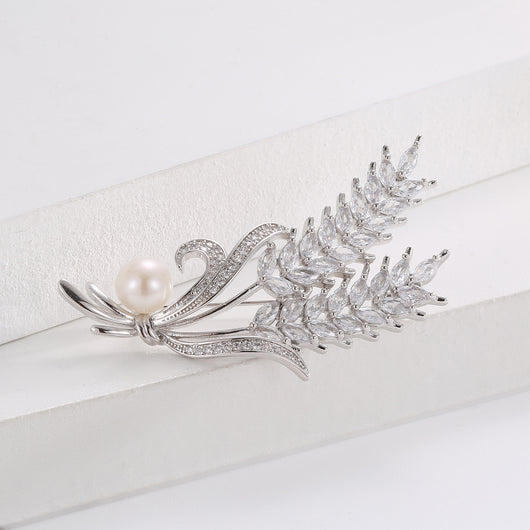 Broche Decorativo Estilo Trigo - Accesorio de Moda Nicho - Image 7