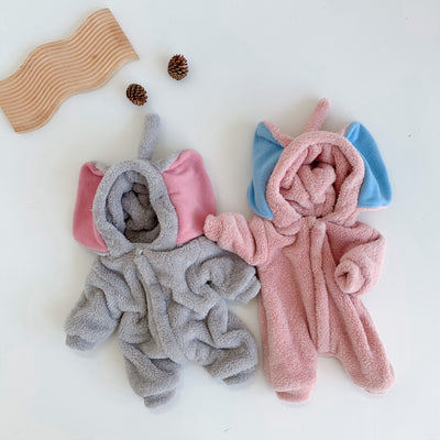 Mameluco Acolchado para Bebé Otoño Invierno con Terciopelo y Diseño Ergonómico