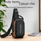Bolsa de Pecho para Hombre - Bandolera Impermeable y Resistente