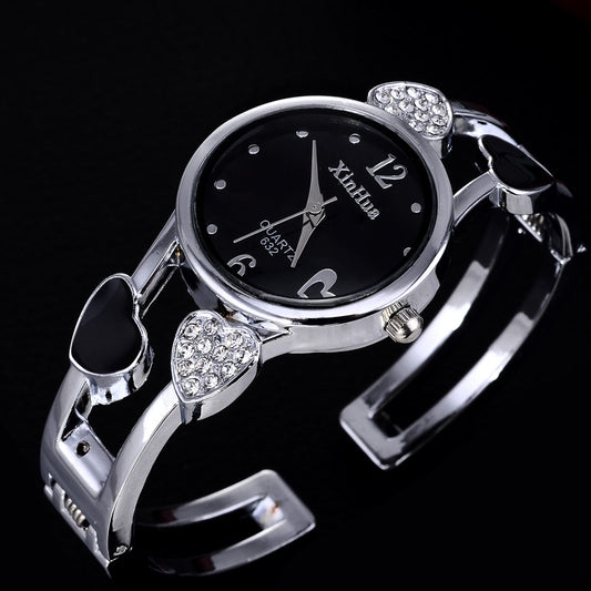 Conjunto de Relojes para Mujer con Diamantes Estilo Británico