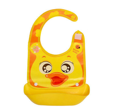 Babero infantil impermeable con bolsillo coleccionable de silicona - Image 19