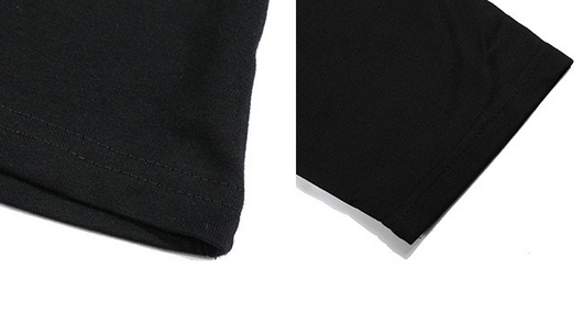 Playera Suelta Estilo Coreano con Abertura Lateral para Hombre - Image 8