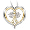Cute little angel pendant Plateado