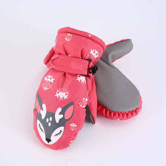 Guantes Térmicos Infantiles Diseño Ciervo Navideño - Image 4