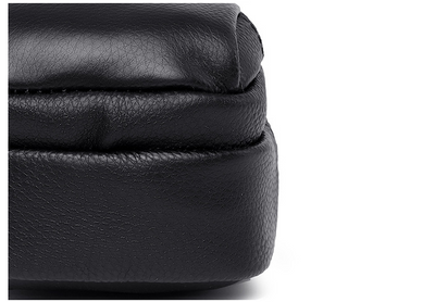 Bolso Bandolera de Cuero Multicapa - Diseño Minimalista y Funcional - Image 6
