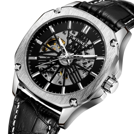 Reloj Mecánico Automático Resistente al Agua con Diseño Esqueletado - Image 13