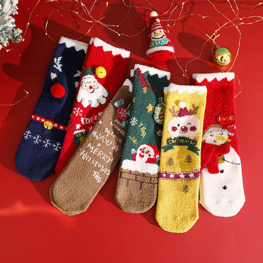 Calcetines Cálidos para Bebé y Papá sin Talón - Image 17