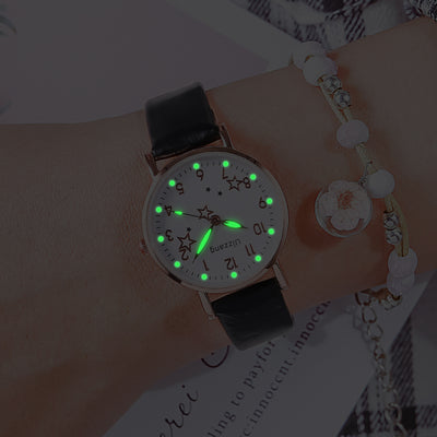 Reloj de Moda Simple con Estrella de Cinco Puntas Luminosa - Image 12