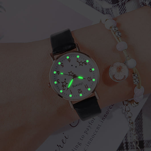 Reloj de Moda Simple con Estrella de Cinco Puntas Luminosa - Image 12