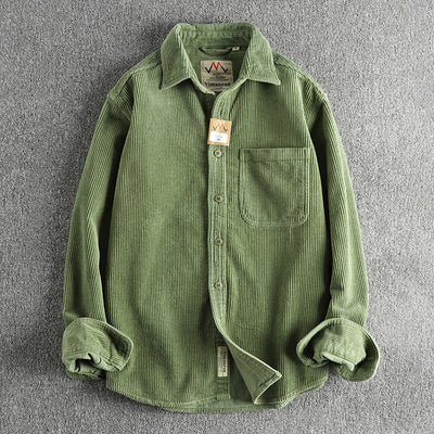 Camisa de Pana 100% Algodón Lavada Manga Larga - Image 34