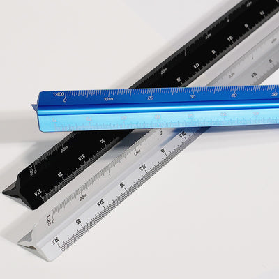 Regla Triangular de Aluminio para Diseño y Dibujo Profesional - Image 3