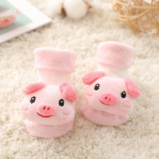 Calcetines Cálidos Antideslizantes para Bebés y Muñecas - Felpa Suave - Image 11