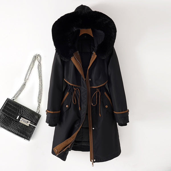 Abrigo Acolchado de Algodón para Invierno - Chaqueta Térmica para Mujer