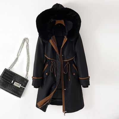 Abrigo Acolchado de Algodón para Invierno - Chaqueta Térmica para Mujer