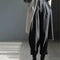 Wool Wide Cropped Leisure Trousers - Elegant Slim Design