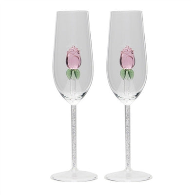 Copa de Champagne Multicolor Rose - Diseño Elegante para Vinos - Image 13