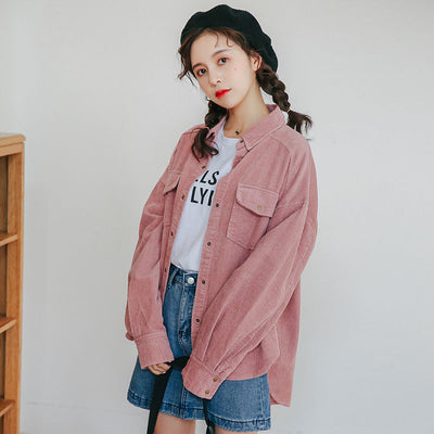 Chaleco Corduroy Retro Estilo Hong Kong para Mujer - Image 3