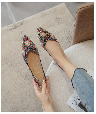 Zapatos Planos Mujer con Pedrería y Remaches - Nuevo Estilo Elegante - Image 8