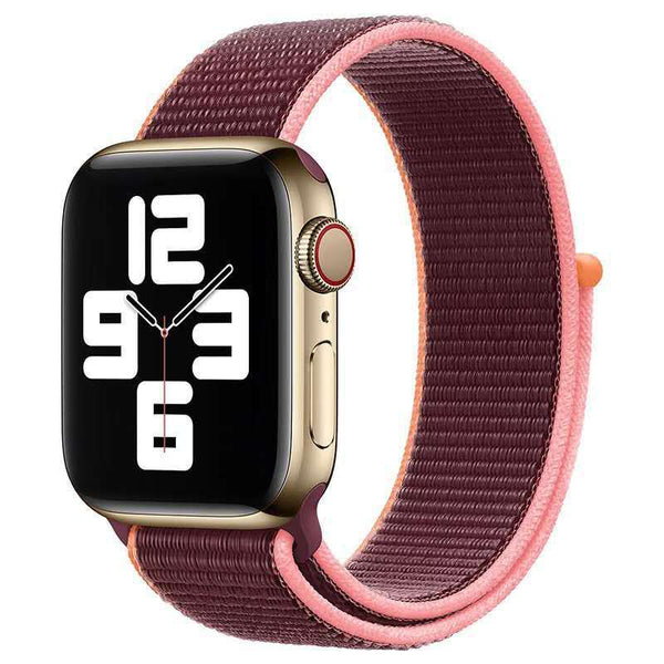 Correa de Reloj Nylon Trenzada Bicolor con Velcro