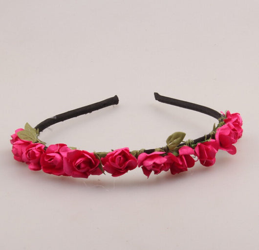 Diadema con 12 Rosas de Papel - Image 18
