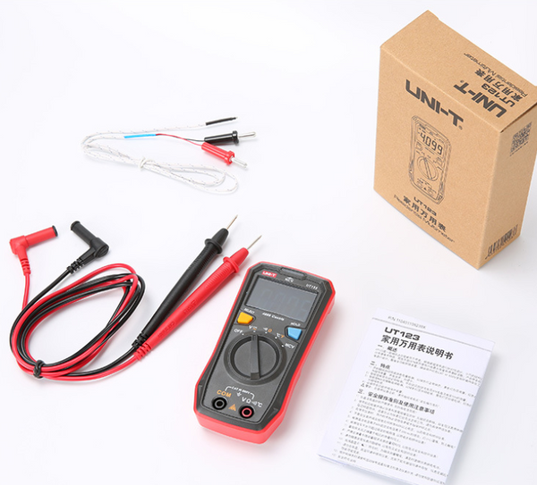 Multímetro Digital Compacto UNI-T UT123 para Hogar y Profesionales