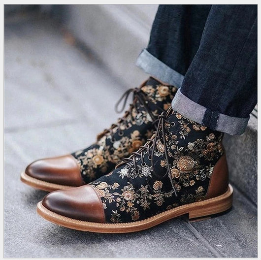 Botas Martin Cordones Tacón Bajo Primavera - Estilo Casual Versátil - Image 3
