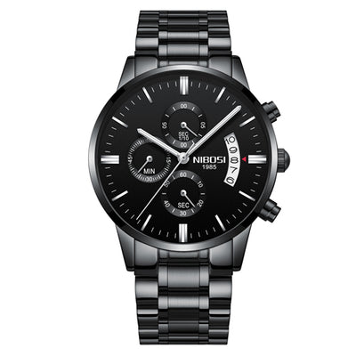 Reloj Cronógrafo Deportivo de Acero Inoxidable Dorado para Hombre - Image 7