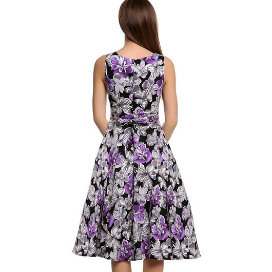Vestido Estampado Vintage - Image 4