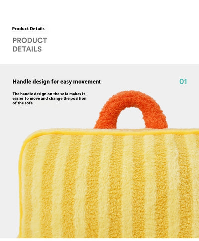 Cama Térmica para Mascotas de Rayas - Cómoda en Todas las Estaciones con Funda Lavable - Image 17