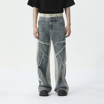 Jeans de Moda Masculina Tendencia Personalidad - Image 2