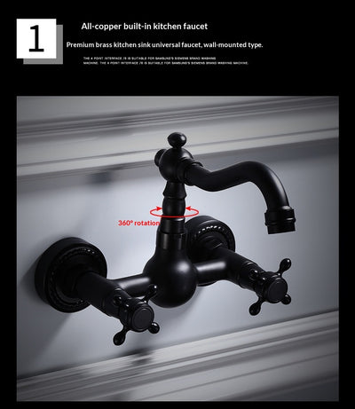 Grifo Mezclador de Baño en Cobre Cromado - Agua Caliente y Fría - Image 10