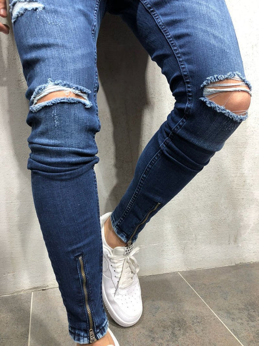 Pantalones Vaqueros Rotos para Hombre - Image 2