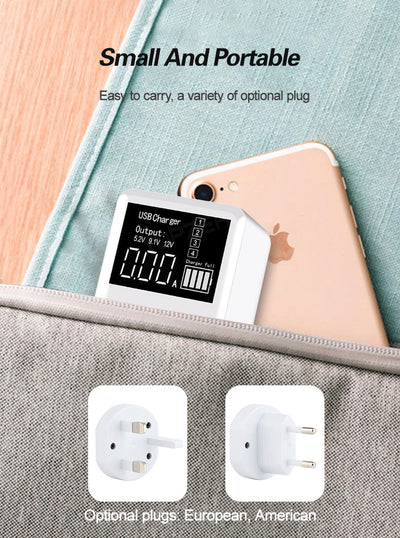 Cargador USB Múltiple de 30W - 4 Puertos Simultáneos - Image 20