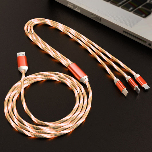 Cable LED Sincronizado 3 en 1 para Carga Rápida - Image 3