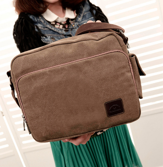 Bolsa de Lona Vintage para Hombre - Maletín Ejecutivo Retro - Image 5