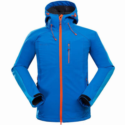 Chaqueta Softshell Deportiva Impermeable para Montaña y Camping - Image 4