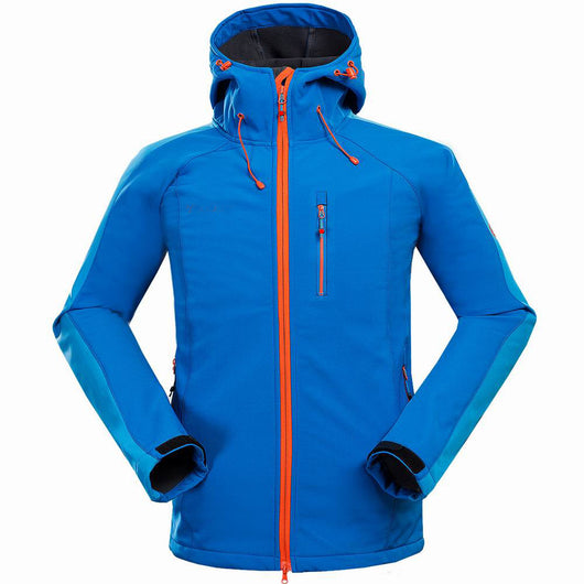 Chaqueta Softshell Deportiva Impermeable para Montaña y Camping - Image 4