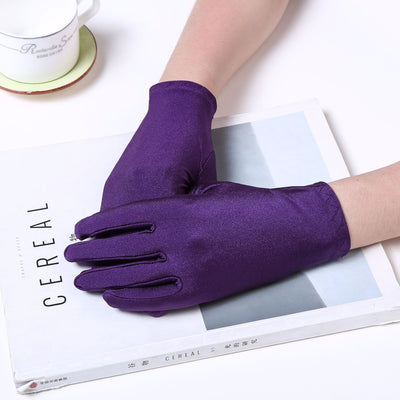Guantes Dama Perla Estilo Verano - Color Liso Elegante - Image 15