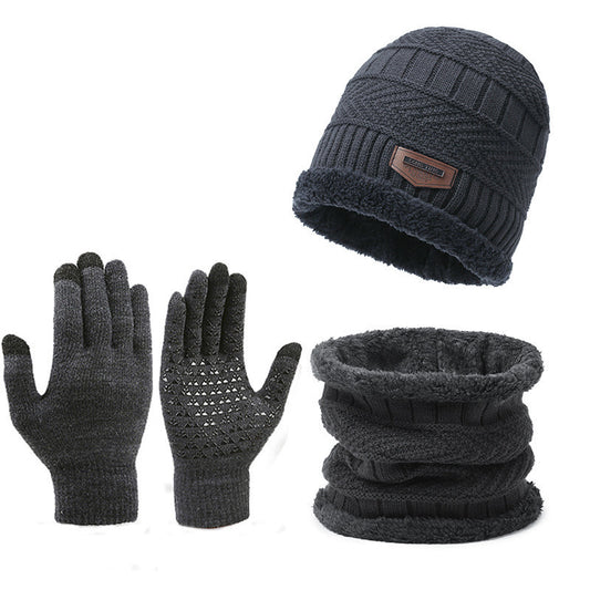Conjunto Invernal 3 en 1: Bufanda, Guantes y Gorro de Lana Térmica - Image 2
